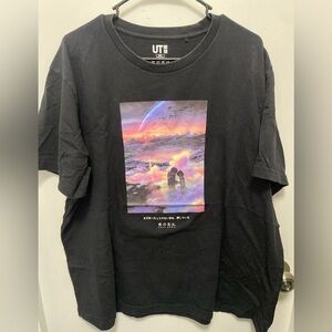 Uniqlo x Your Name UT Black Anime Tshirt